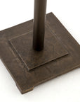 Aged Brass with Acid Etched Aged Brass | Fannin Counter Table | Valley Ridge Furniture