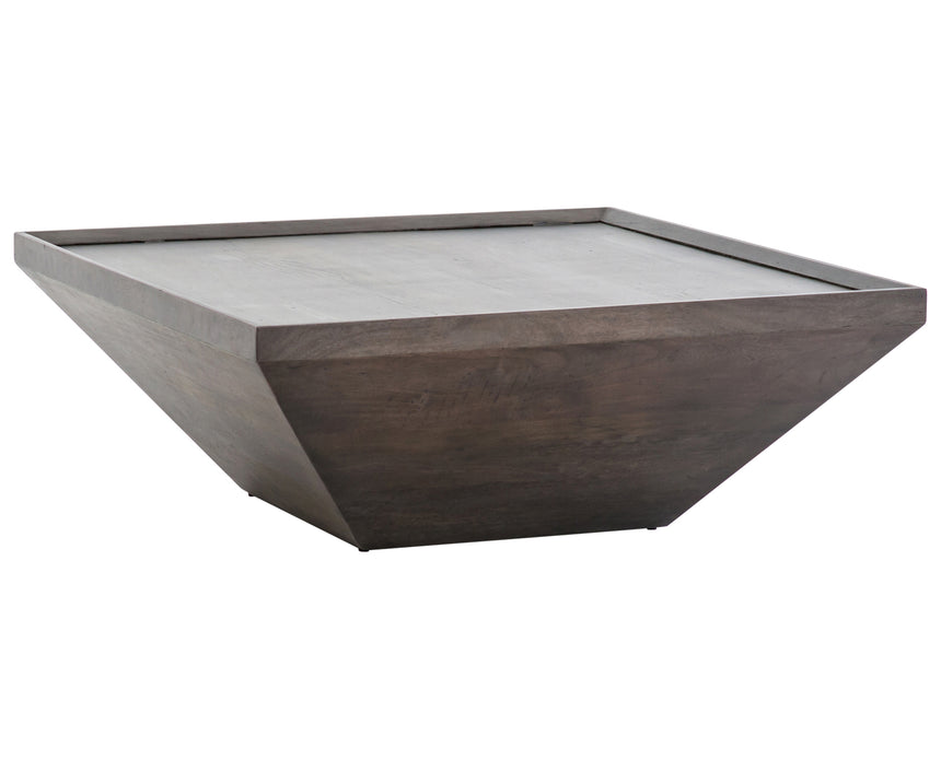 Coal Grey Acacia | Drake Coffee Table | Valley Ridge Furniture