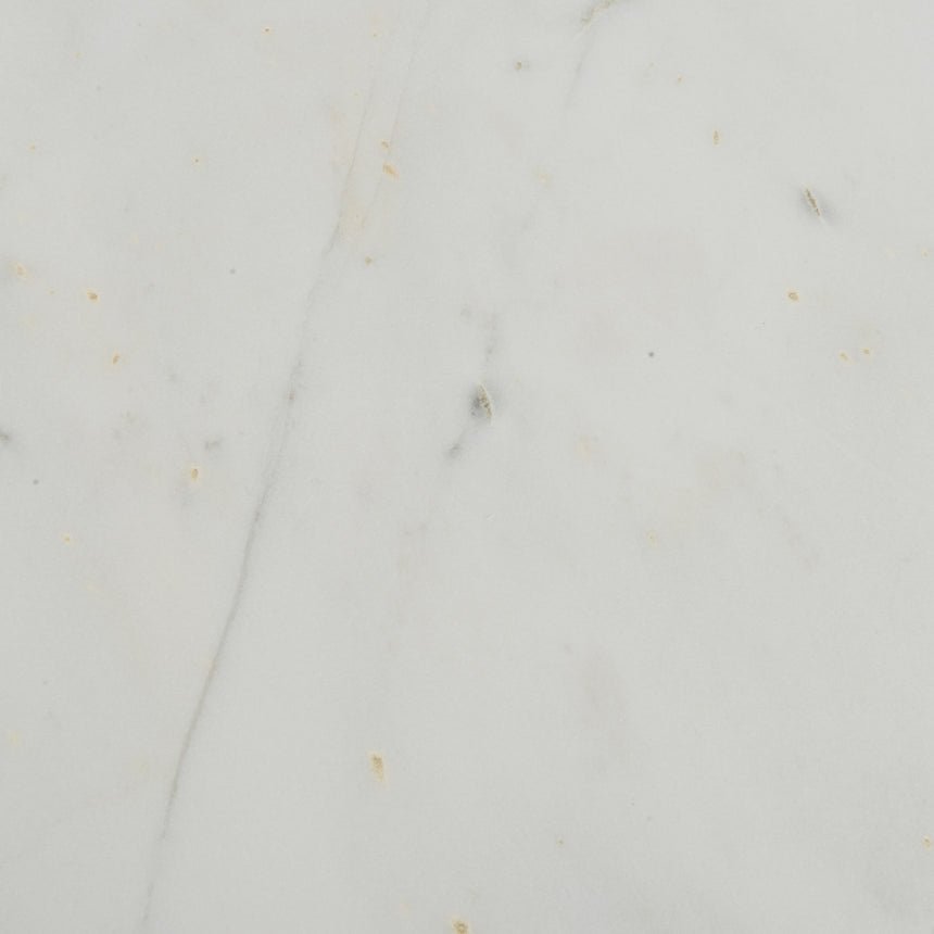 Polished White Marble with Raw Brass | Naomi Coffee Table | Valley Ridge Furniture