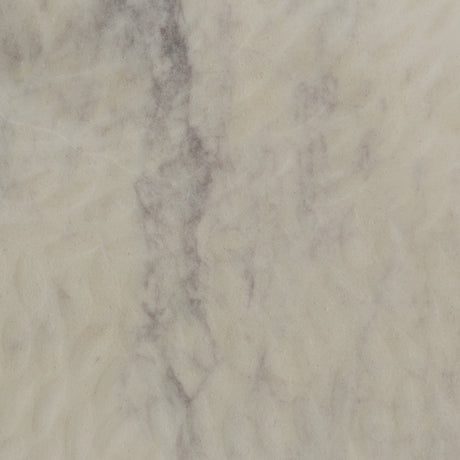 Sandblasted White Marble with Rustic Fossil Iron | Felix Round Coffee Table | Valley Ridge Furniture