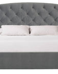Queen Bed as Shown | Bernhardt Jordan Fabric Shelter Bed | Valley Ridge Furniture