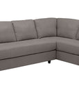 Broadway Leather Granite | Palliser Furniture Jura Sectional | Valley Ridge Furniture