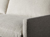 Plush Fabric Linen | Camden Sarah 5-Piece Sectional w/Ottoman | Valley Ridge Furniture