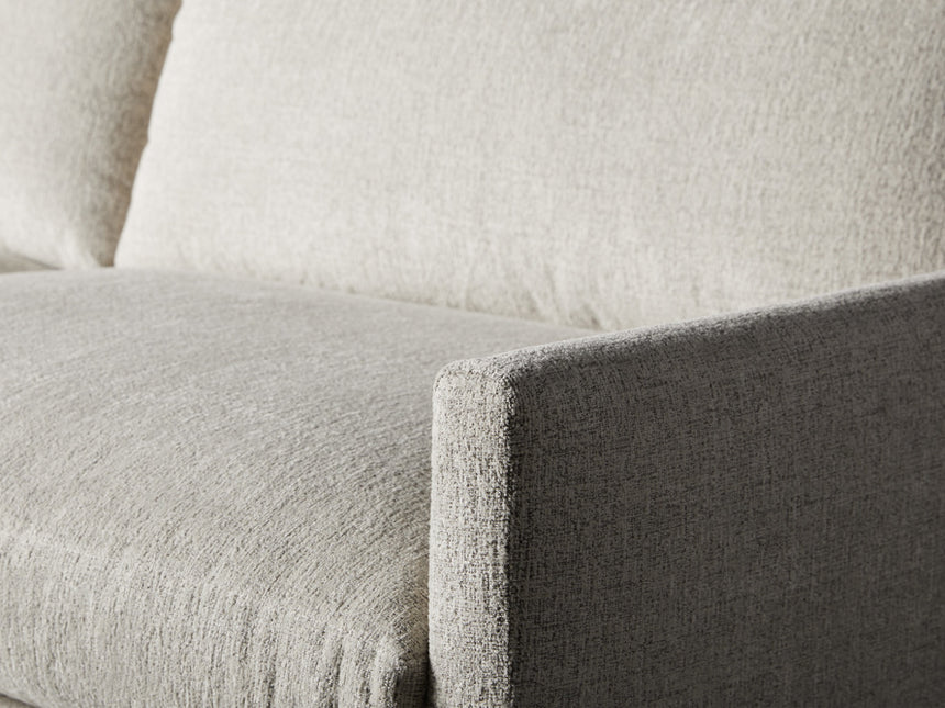 Plush Fabric Linen | Camden Sarah 3-Piece Corner Sectional | Valley Ridge Furniture