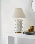 Plaster White & Linen | Linden Table Lamp | Valley Ridge Furniture