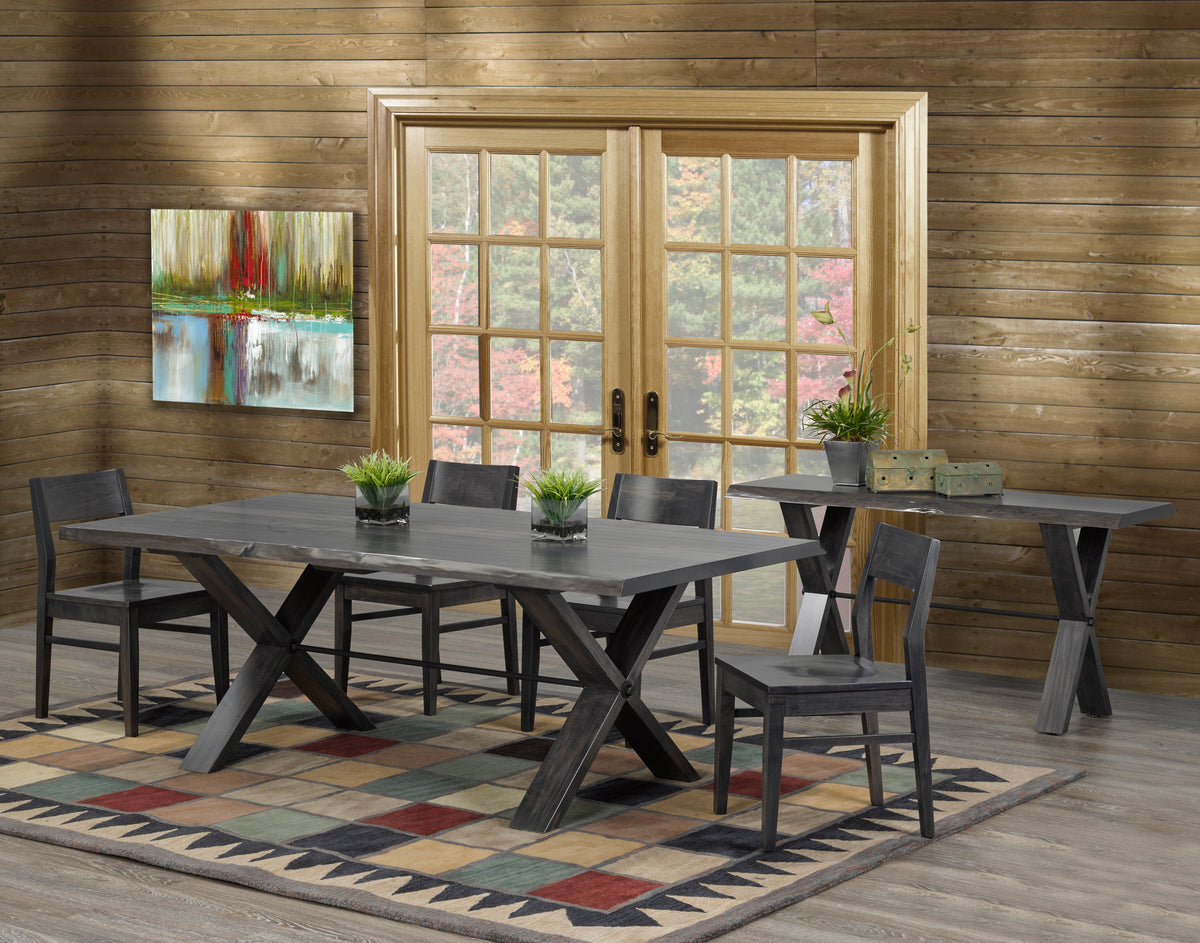 Table as Shown | Cardinal Woodcraft Klint Dining Table | Valley Ridge Furniture
