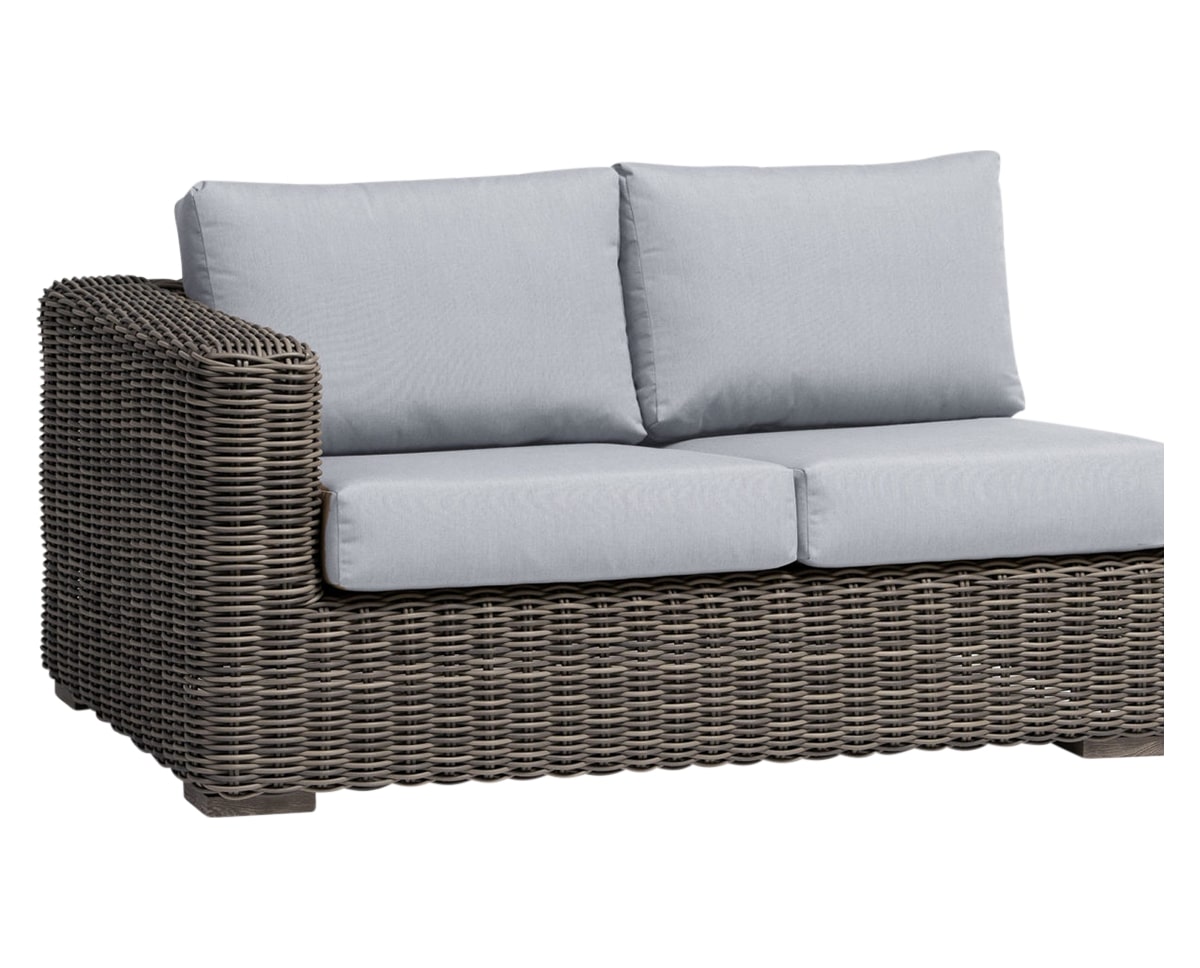 2-Seater Left Arm Chair | Ratana Cubo Collection | Valley Ridge Furniture