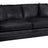 Harness Leather Black | Lee Industries 5285 Leather Sofa | Valley Ridge Furniture