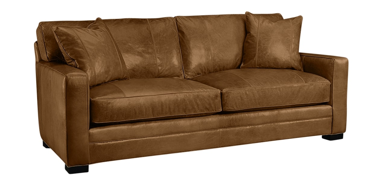 Harness Leather Nut | Lee Industries 5285 Leather Sofa | Valley Ridge Furniture