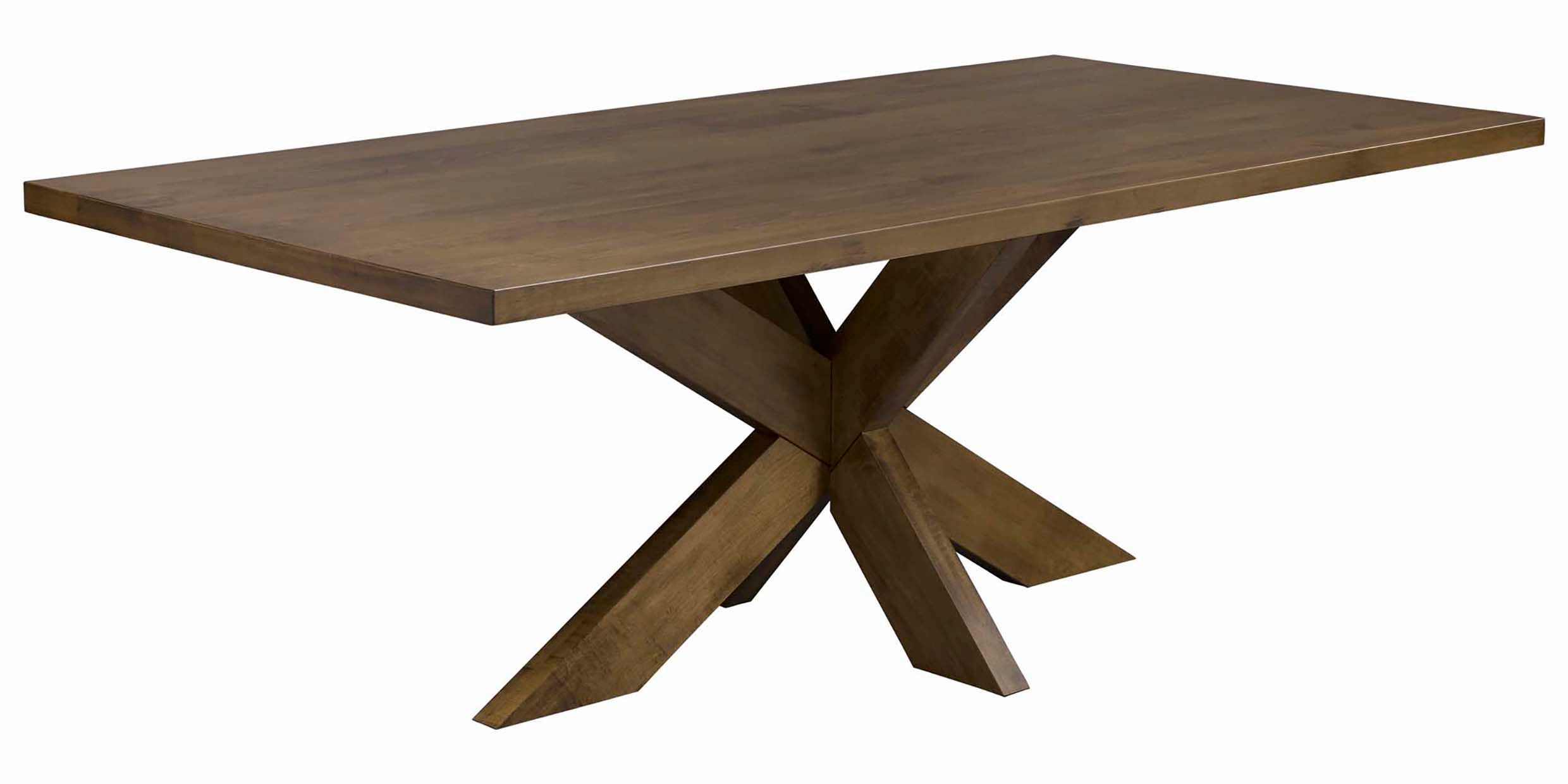 Table as Shown | Cardinal Woodcraft Leka Dining Table | Valley Ridge Furniture