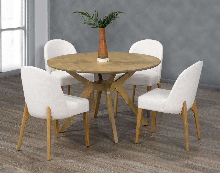 Table as Shown | Cardinal Woodcraft Leksvik Dining Table | Valley Ridge Furniture