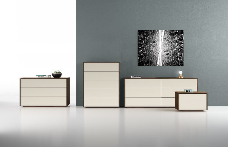 Smoked Walnut with Sand Glass | Mobican Mya High Chest | Valley Ridge Furniture