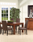 Table as Shown | Cardinal Woodcraft Mannheim Dining Table | Valley Ridge Furniture