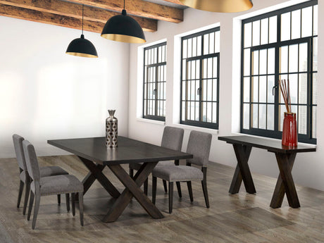 Table as Shown | Cardinal Woodcraft Maxmo Dining Table | Valley Ridge Furniture