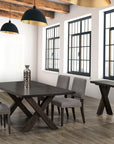 Table as Shown | Cardinal Woodcraft Maxmo Dining Table | Valley Ridge Furniture
