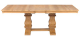 Table as Shown | Cardinal Woodcraft Mediterranean Dining Table | Valley Ridge Furniture