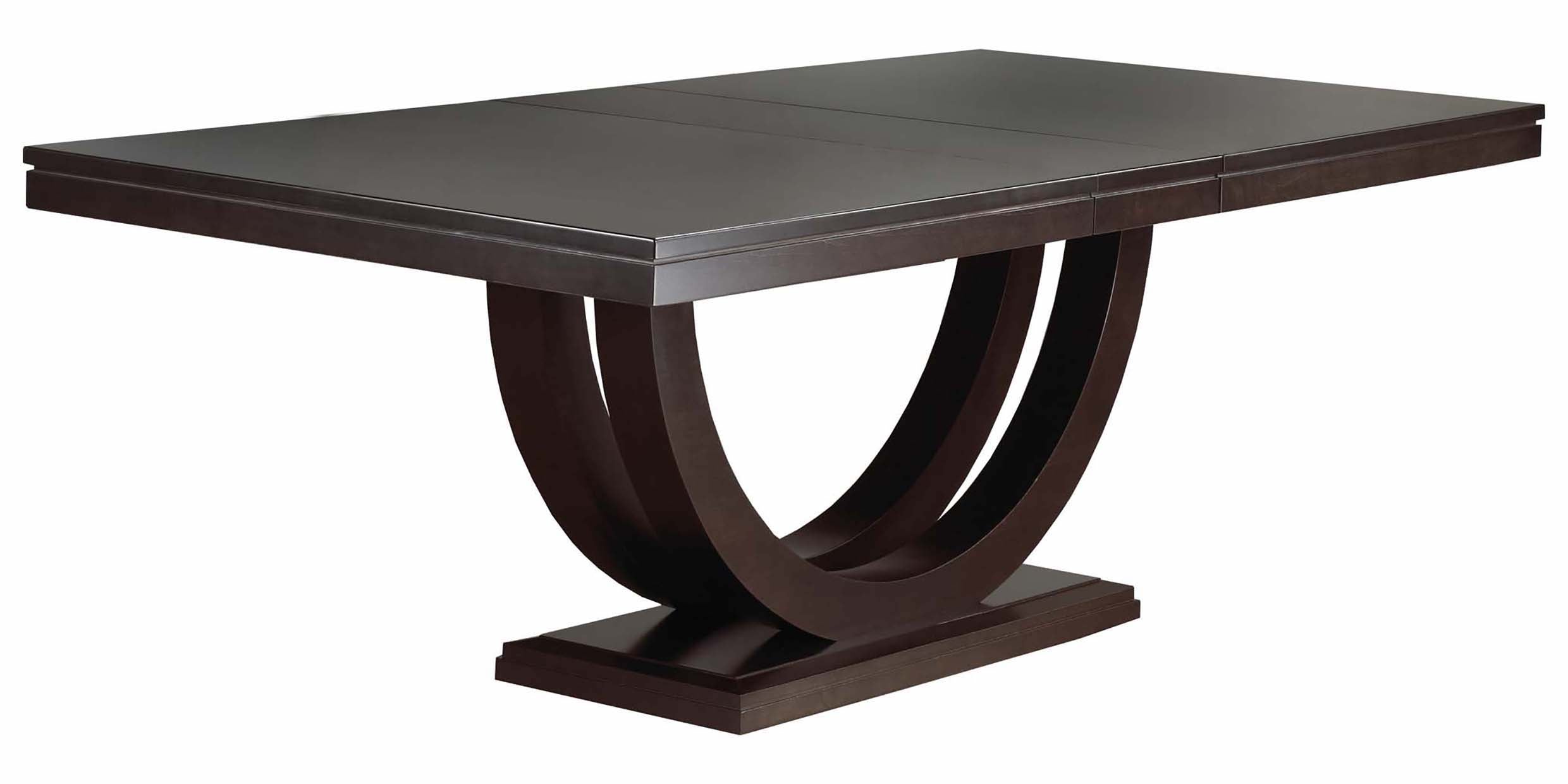 Table as Shown | Cardinal Woodcraft Metro Dining Table | Valley Ridge Furniture