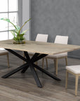 Table as Shown | Cardinal Woodcraft Norseman Dining Table | Valley Ridge Furniture