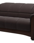 Paloma Leather Chocolate and Brown Base | Stressless Oslo Sofa | Valley Ridge Furniture