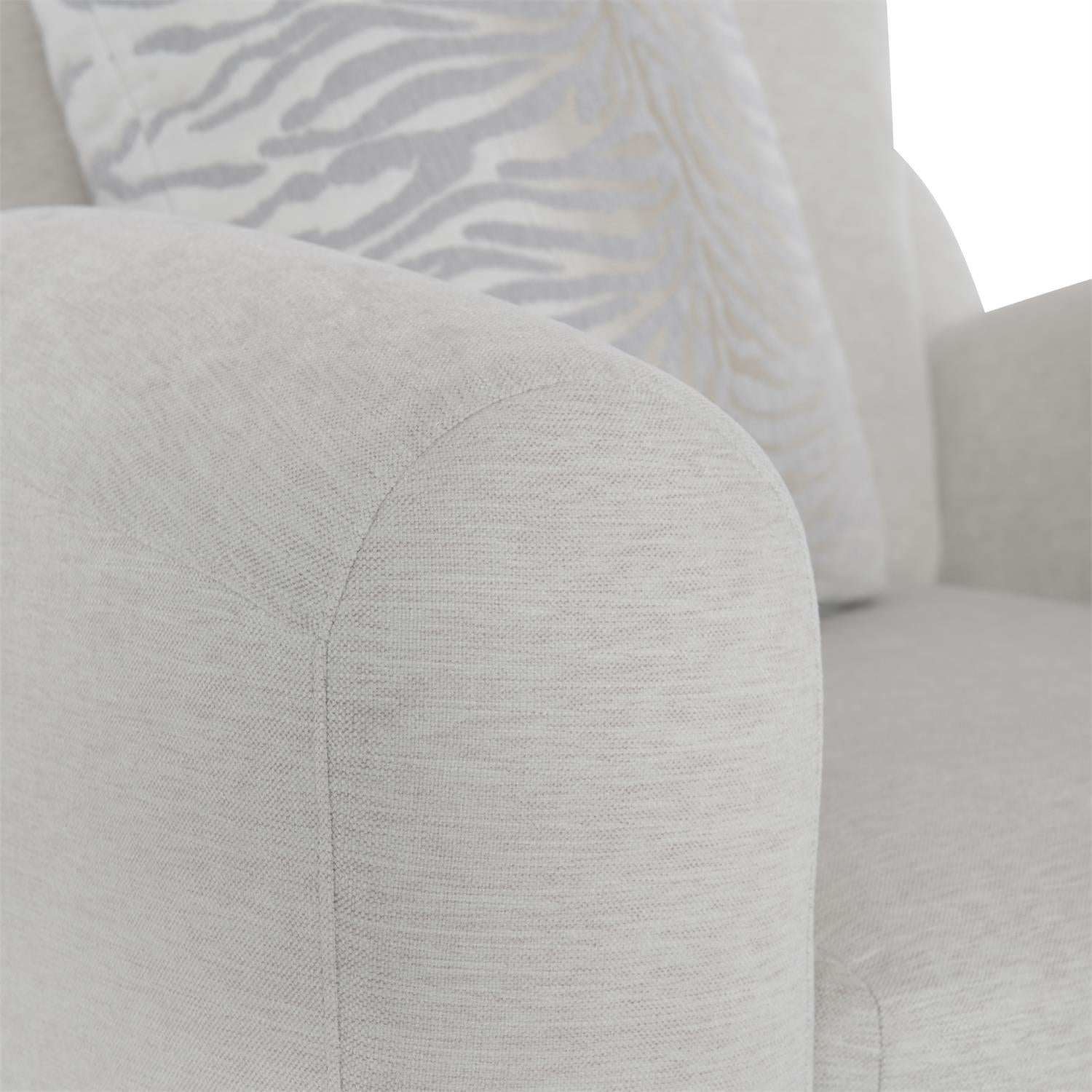 1032-002 Fabric with 712 Greige Finish Wood | Bernhardt Asher Fabric Swivel Chair | Valley Ridge Furniture
