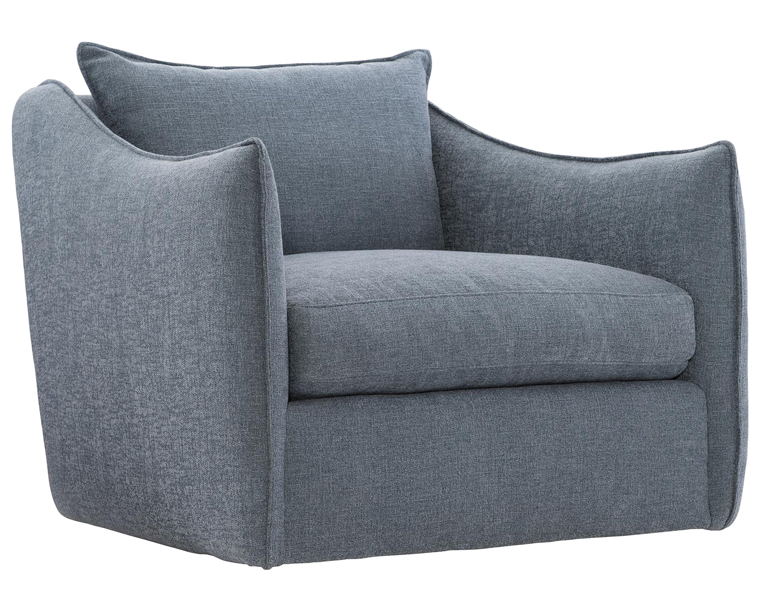 1697-034 Fabric | Bernhardt Joli Fabric Swivel Chair | Valley Ridge Furniture