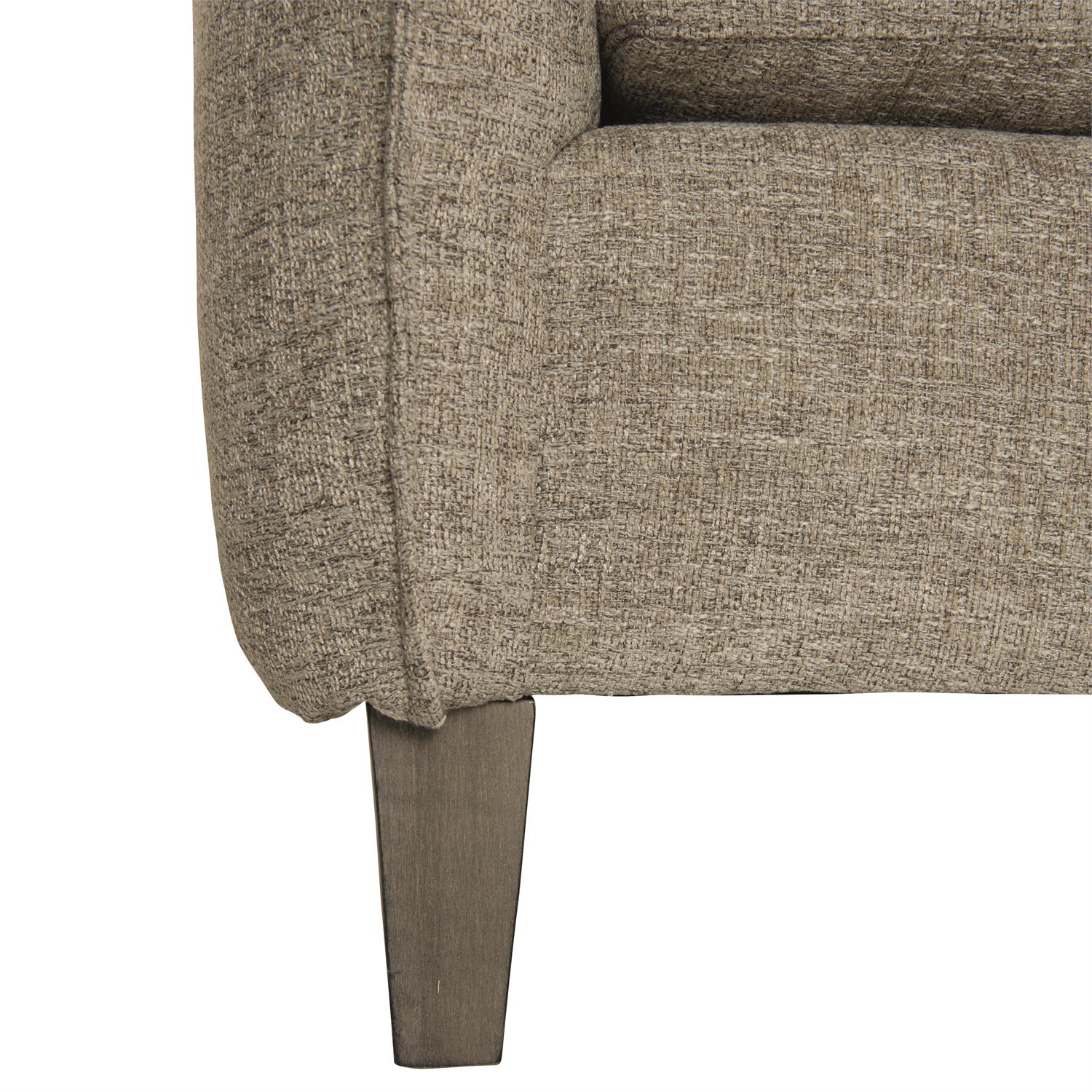 1697-012 Fabric with 789 Portobello Finish Wood | Bernhardt Joli Fabric Sofa | Valley Ridge Furniture