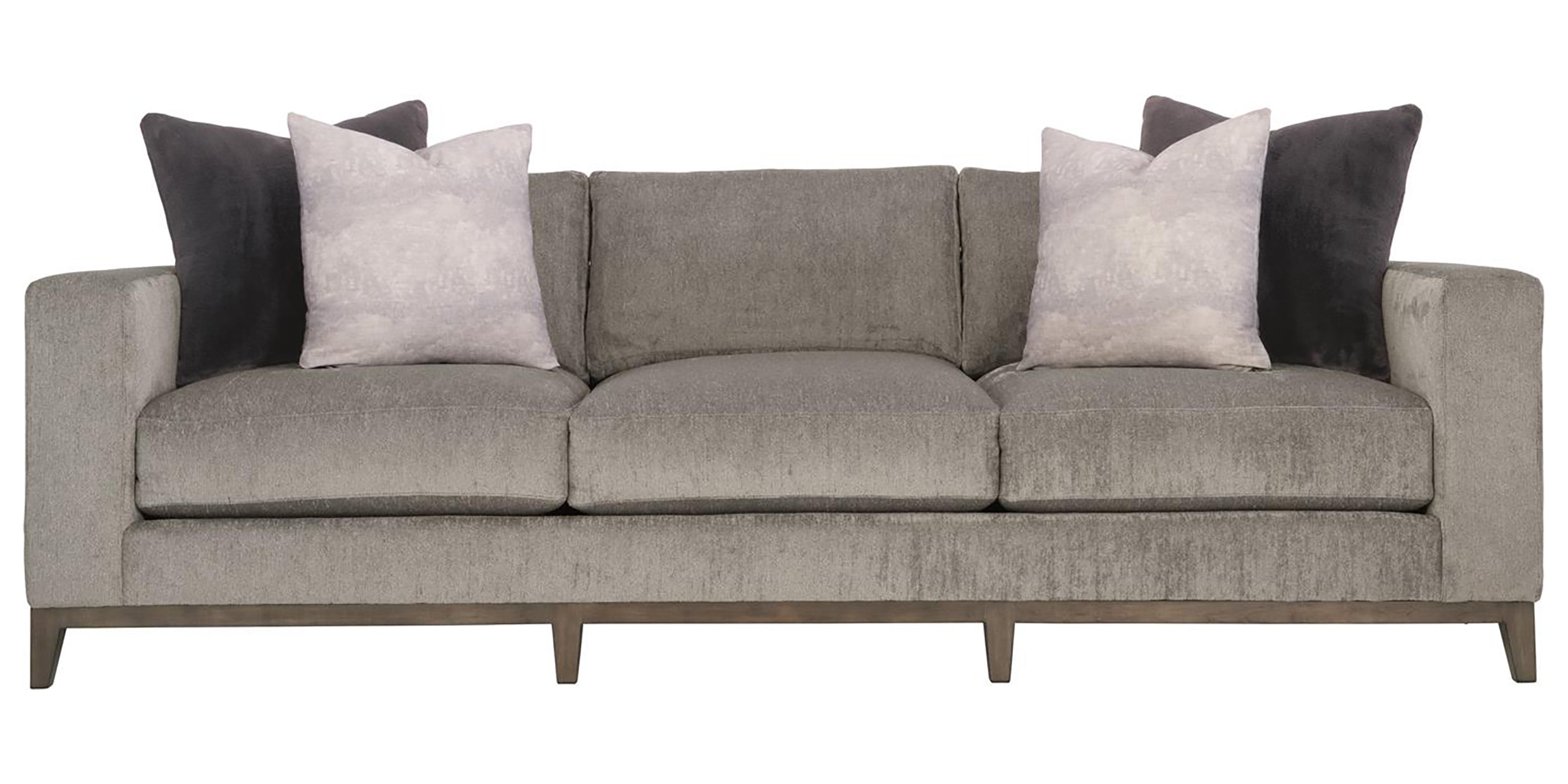 1053-011 Fabric with 789 Portobello Finish Wood | Bernhardt Noel Fabric Sofa | Valley Ridge Furniture