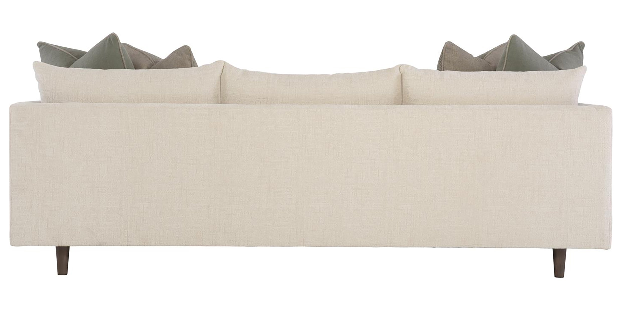 1064-002 Fabric with 789 Portobello Finish Wood | Bernhardt Colette Fabric Sofa | Valley Ridge Furniture