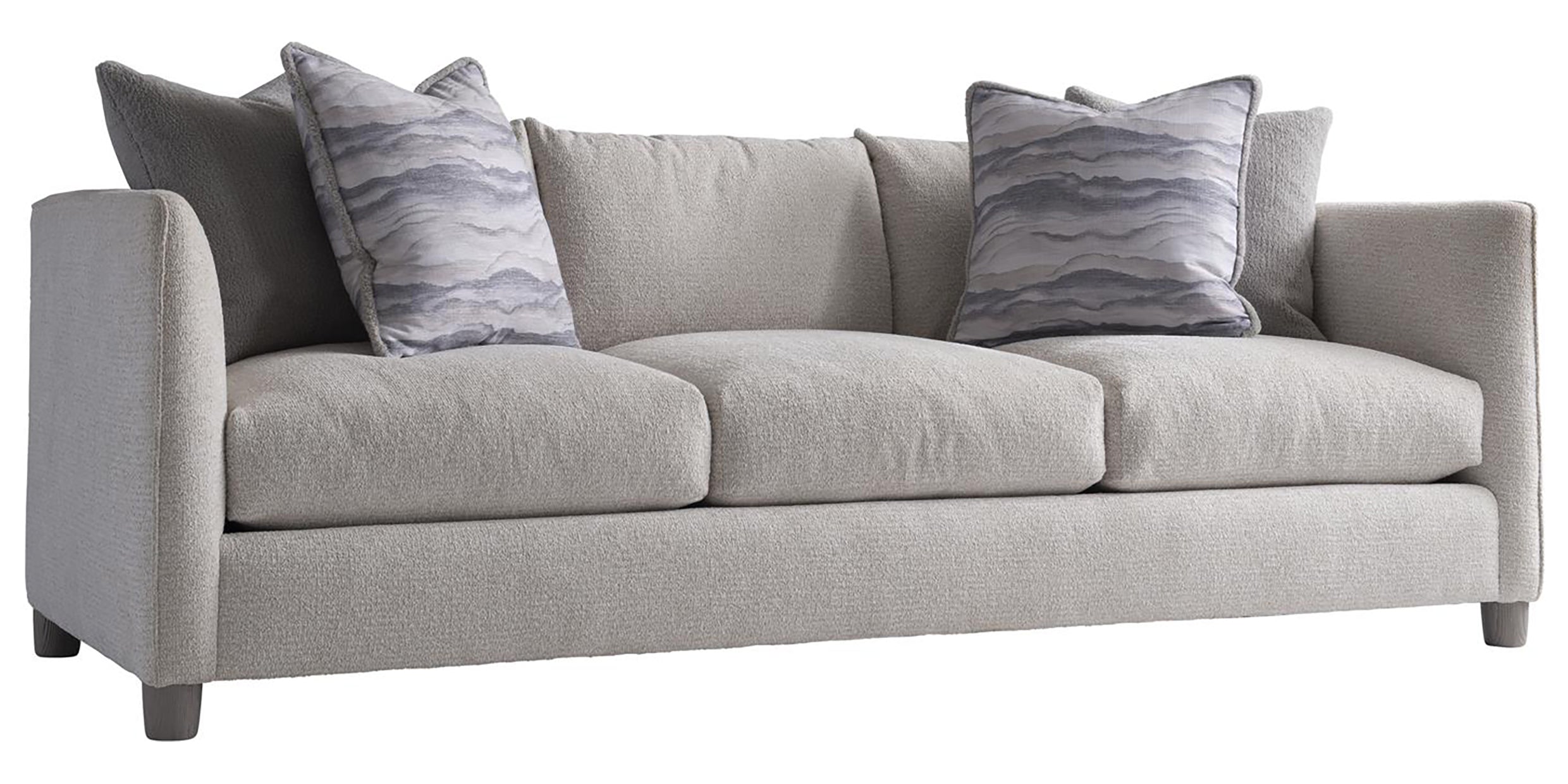 1328-002 Fabric with 314 Gris Finish Wood | Bernhardt Lille Fabric Sofa | Valley Ridge Furniture