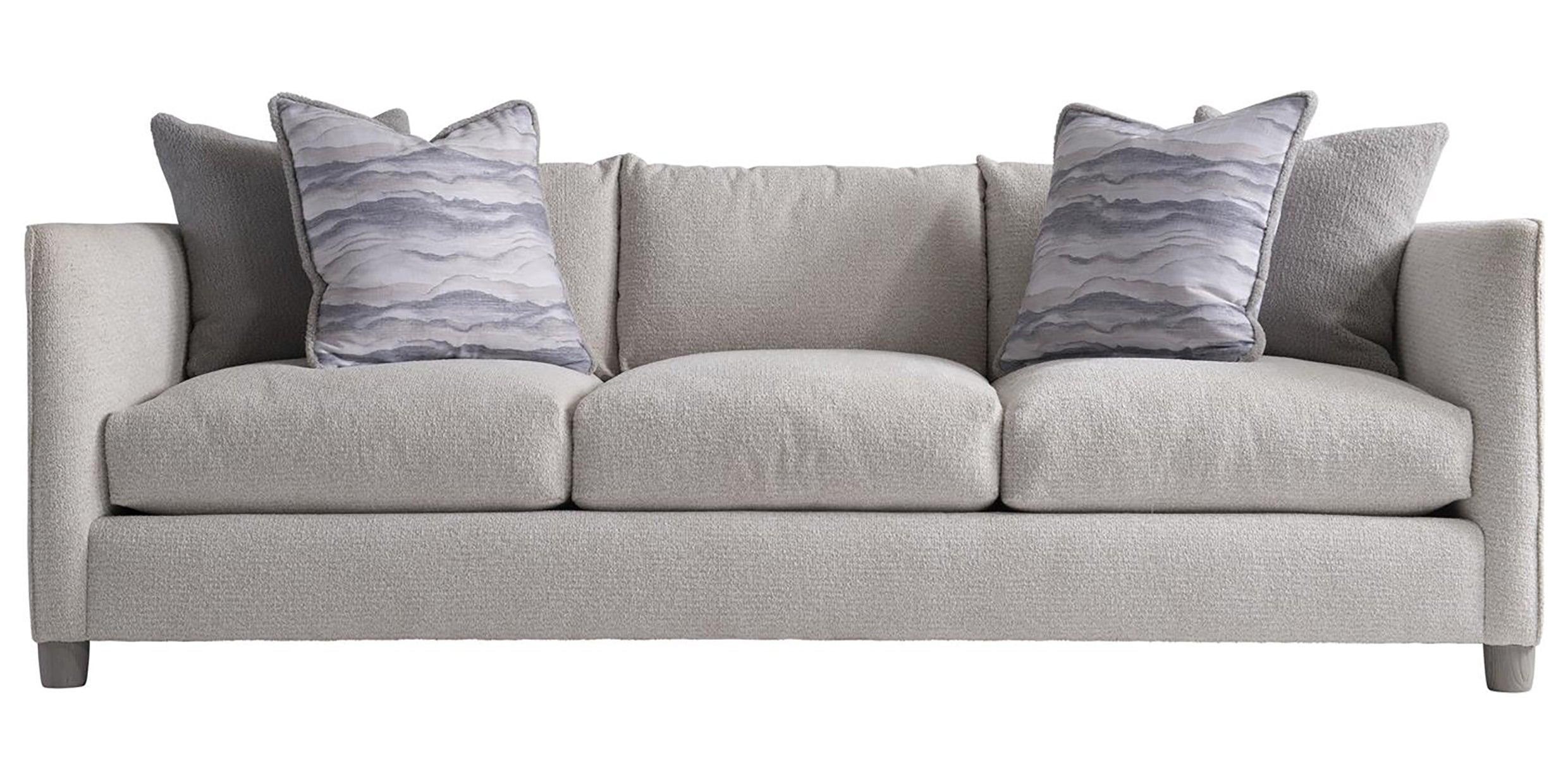 1328-002 Fabric with 314 Gris Finish Wood | Bernhardt Lille Fabric Sofa | Valley Ridge Furniture
