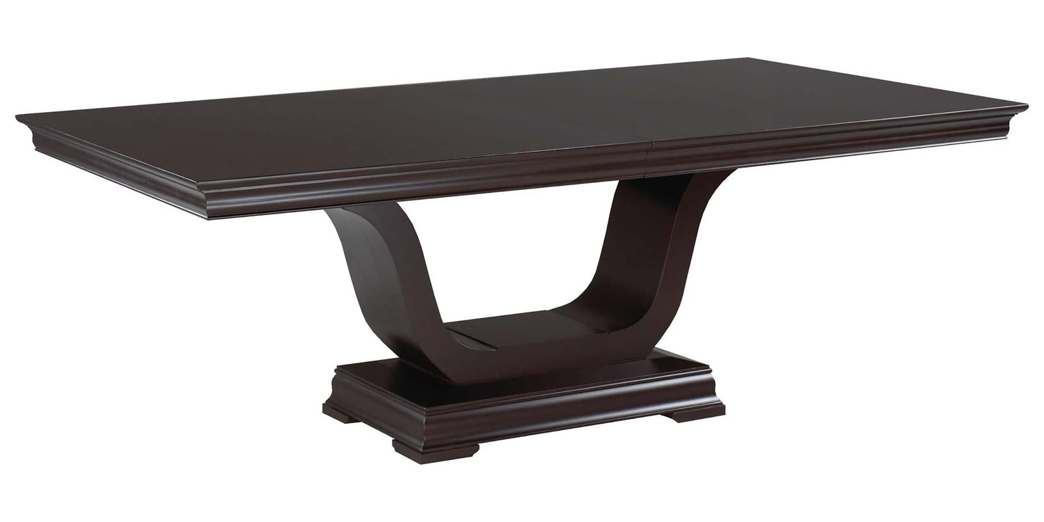 Table as Shown | Cardinal Woodcraft Palais Royal Dining Table | Valley Ridge Furniture