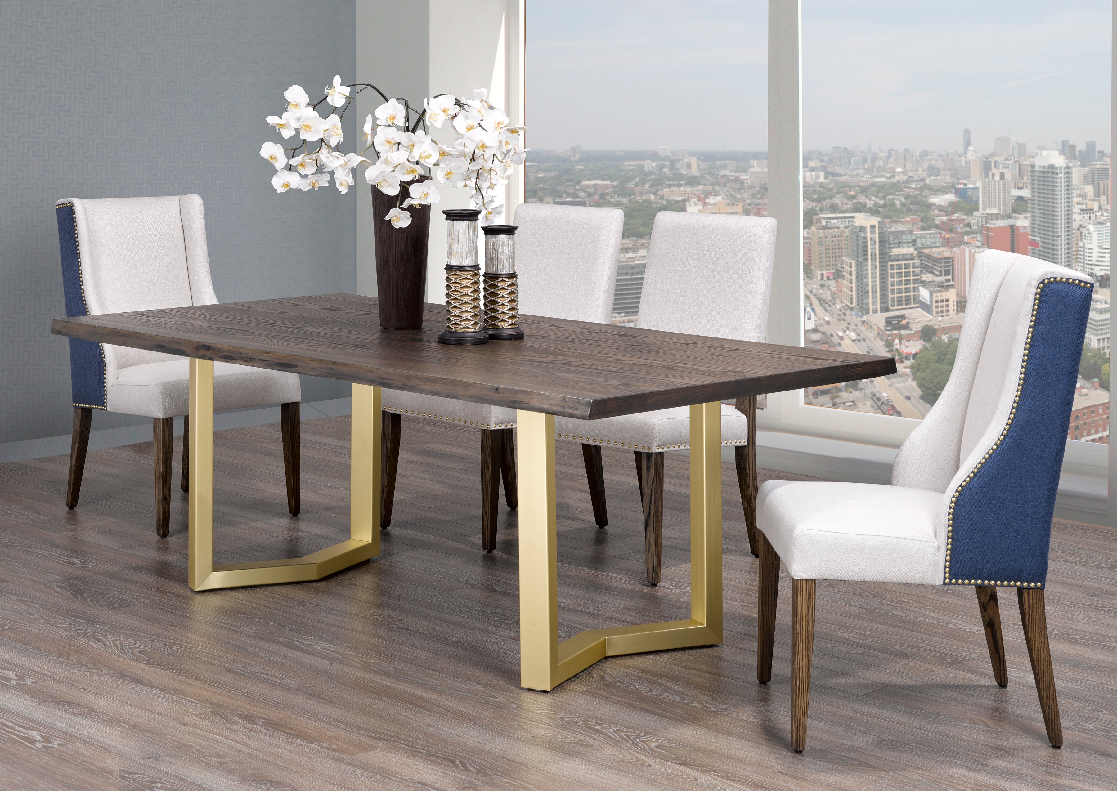 Table as Shown | Cardinal Woodcraft Palisades Dining Table | Valley Ridge Furniture
