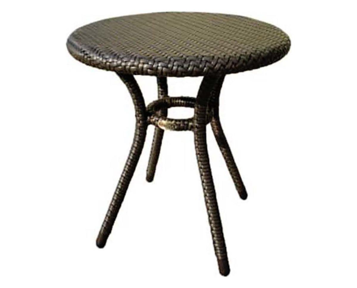 18in Round End Table w/Mesh Support | Ratana Palm Harbor Collection | Valley Ridge Furniture