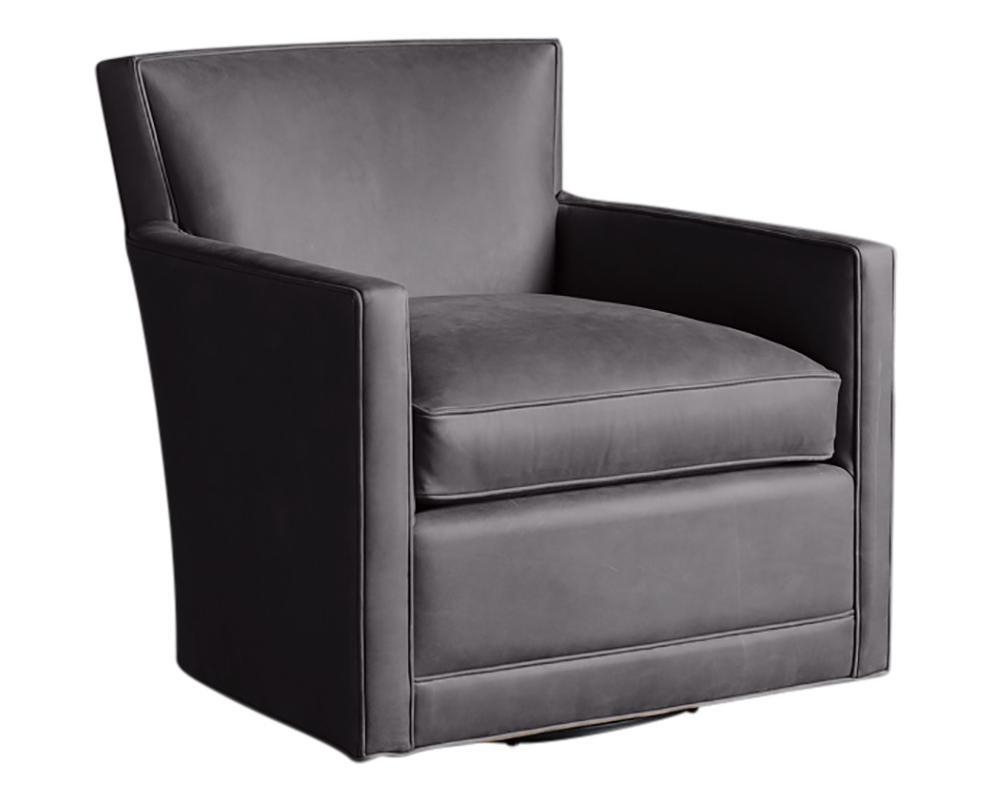 Lukas Leather Iron | Camden Carlton Swivel Glider | Valley Ridge Furniture