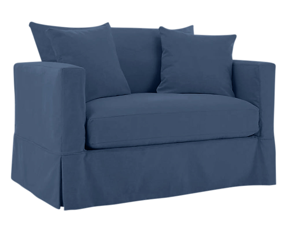 Denim Fabric | Camden Breeze Chair &amp; 1/2 | Valley Ridge Furniture