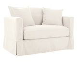 White Fabric | Camden Breeze Chair & 1/2 | Valley Ridge Furniture