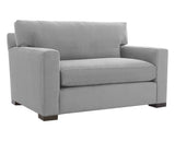 Vertual Fabric Ash with Fossil Hardwood | Camden Axel Chair & 1/2 | Valley Ridge Furniture