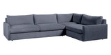 Plush Fabric Indigo | Camden Sarah L Sectional | Valley Ridge Furniture