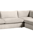 Plush Fabric Linen | Camden Sarah L Sectional | Valley Ridge Furniture