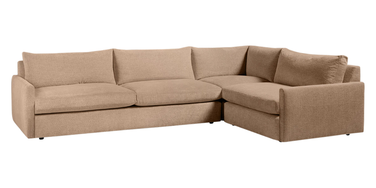 Plush Fabric Twine | Camden Sarah L Sectional | Valley Ridge Furniture