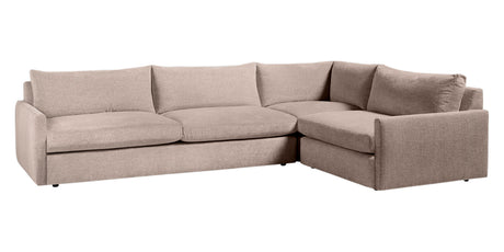 Plush Fabric Brindle | Camden Sarah L Sectional | Valley Ridge Furniture