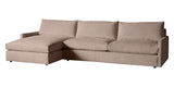 Plush Fabric Brindle | Camden Sarah Sectional w/Chaise | Valley Ridge Furniture