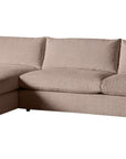 Plush Fabric Brindle | Camden Sarah Sectional w/Chaise | Valley Ridge Furniture