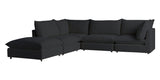 Burbank Fabric Charcoal | Camden Cameron 5-Piece Sectional | Valley Ridge Furniture