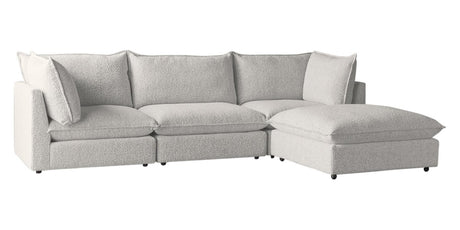 Burbank Fabric Sand | Camden Cameron 4-Piece Sectional | Valley Ridge Furniture