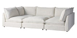 Burbank Fabric Natural | Camden Cameron 6-Piece Pit Sectional | Valley Ridge Furniture