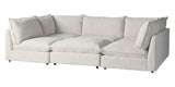Burbank Fabric Sand | Camden Cameron 6-Piece Pit Sectional | Valley Ridge Furniture