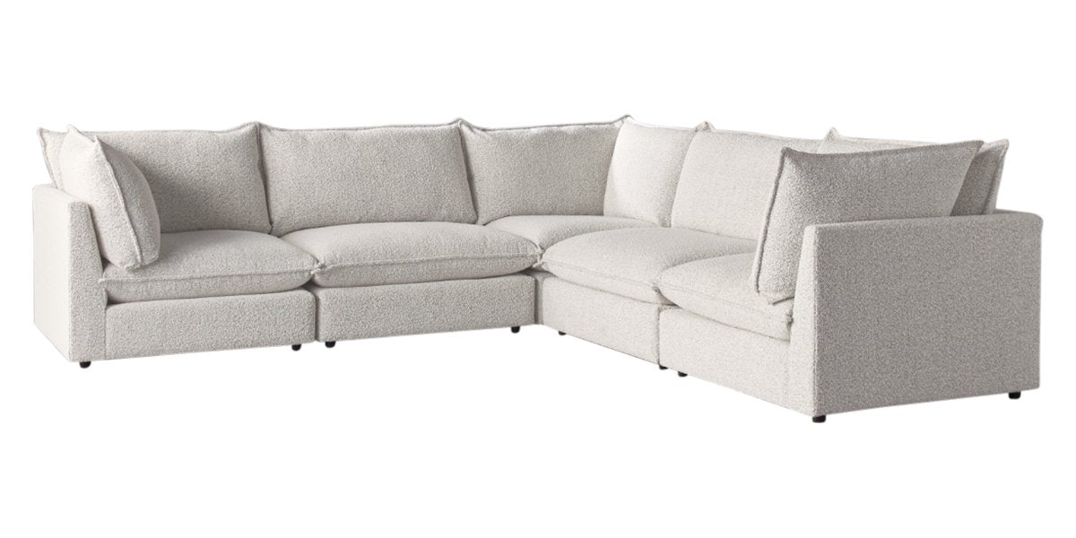 Burbank Fabric Sand | Camden Cameron 5-Piece Corner Sofa | Valley Ridge Furniture