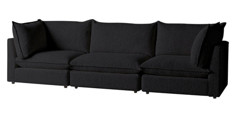 Burbank Fabric Charcoal | Camden Cameron 3-Piece Sectional | Valley Ridge Furniture