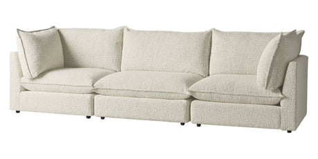 Burbank Fabric Cream | Camden Cameron 3-Piece Sectional | Valley Ridge Furniture